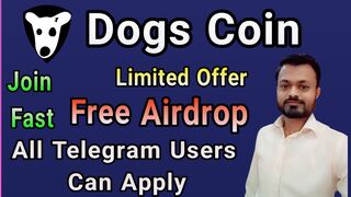 Dogs Coin Biggest Free Airdrop for All Telegram Users | Forget Hamster Kombat Join Dogs Coin Airdrop #Dogscoin #airdrop #crypto|#BestCryptoAirdrop