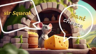 The Adventures of Sir Squeak and the Giant Cheese cartoon | bedtime story | nursery rhymes video | toddlers learning cartoon | funny cartoon