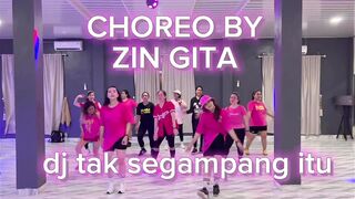 Choreo Zumba exercise is good for health and fitness, By Zin Gita