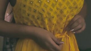 Gorgeous Girl In Yellow Dress