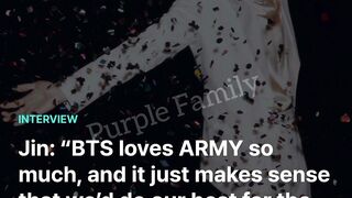 BTS Jin Interview for Weverse Magazine in English 10 July 2024