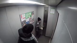 SHOCKING individuals with a beatbox in an elevator