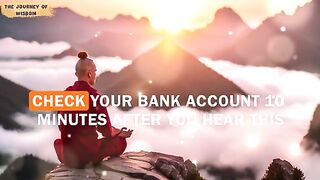 UNEXPECTED MONEY: 10 minutes after hearing this, check your account immediately | Buddhist teachings