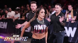 Britt Baker DMD interrupts TBS Champion Mercedes Moné’s Victory Toast!