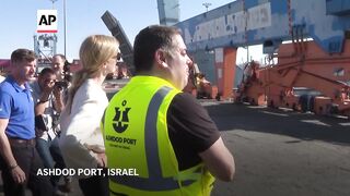 Head of US aid agency says Israel has pledged to improve safety for humanitarian workers in Gaza.