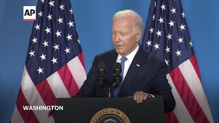 Biden says he is determined to seek reelection.