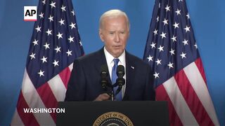 Biden says he has a direct line to China's Xi during press conference.