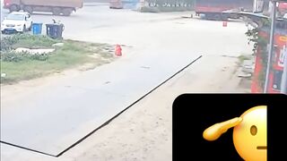 Salute truck driver