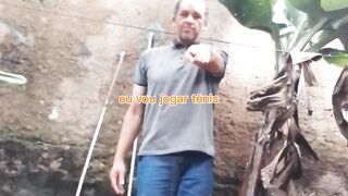 Eu vou jogar tênis