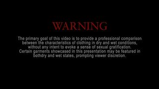 Dry vs Wet Transparent Clothing