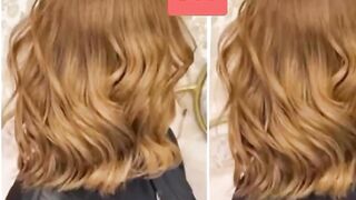 لون شعر مذهل