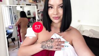 4K 18   _TRANSPARENT_ NO lingerie Try On Haul 2024