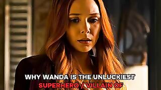 WANDA IS THE UNLUCKIEST SUPERHERO_VILLAIN???? #viral #marvel #ytshorts.