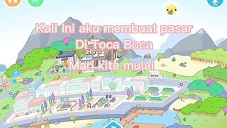 Cara membuat pasar di Toca Boca.