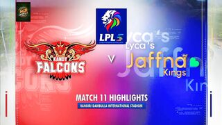 Candy Falcons vs Lyca's Jaffand Kings Highlghts 2024