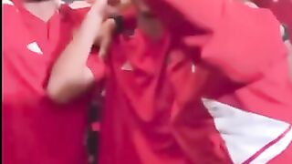 احتفال النادى الاهلى بالفوز