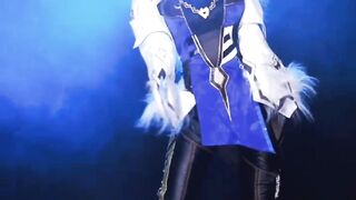 Epic cinematic cosplayer