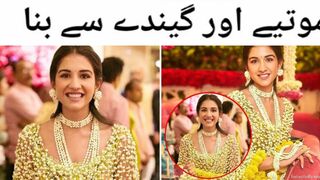 Radhika Merchant channelsShakuntala with 'phool dupatta'for haldi look; Sonam Kapoor says '...#anant
