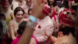 Anant Ambani Grand Baraat In Bagghi With Nita and Mukesh Ambani Wedding With Radhika Merchant