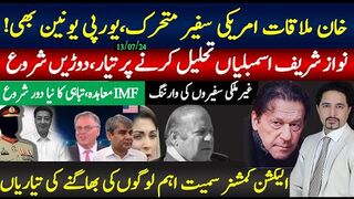خان ملاقات امریکی سفیر متحرک، یورپی یونین بھی تیار! نواز شریف اسمبلیاں تحلیل