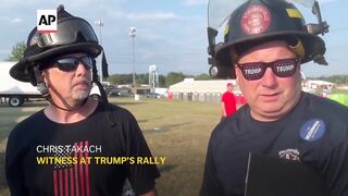 Witnesses at Trump rally describe the moment shots were fired.