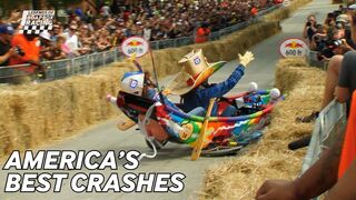 America's BEST CRASHES in HISTORY  #redbullsoapboxrace #america #redbull