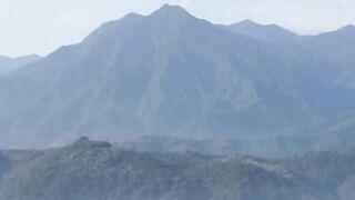 Mountains in my village in the morning