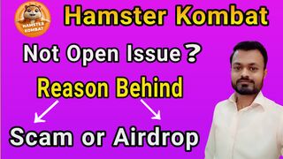 Hamster Kombat Not Open issue | is Hamster going to be scam or its prepared to Launching Airdrop ? #HamsterKombat #techvideos #viralvideos #100k