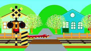 Animação de cruzamentos ferroviários passeando com amigos 2