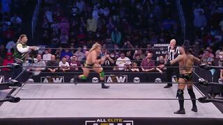 _Malakai Black Knocks Off Griff Garrison's Head - AEW Dynamite- Holiday Bash, 12-22-21