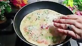 PIZZA STYLE PARATHA BURGER// PARATHA RECIPE// HEALTHY Breakfast recipe ????????????