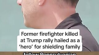 The man killed at a campaign rally for former President