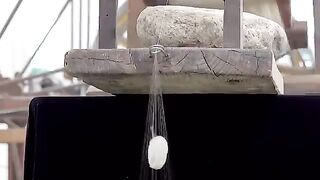 Korean Traditional Silk Master. Process of Making Silk From Cocoon