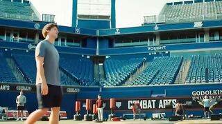 Fire man versus basket ball fight epic