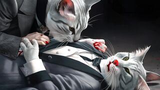 AI cats short video Amazing and interesting video jumping heroes walking