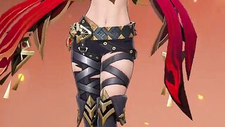 dehya-roll-n-rock-genshin-impact-mmd