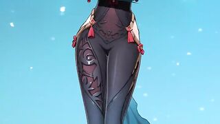shenhe-roll-n-rock-genshin-impact-mmd
