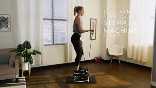 Elevate Your Fitness: Sunny Health & Fitness Stepper with Resistance Bands
