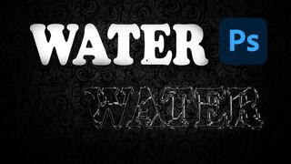 How to Create Water Text Effect on Adobe Photoshop