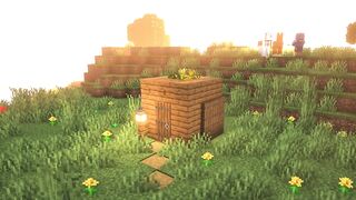 minecraft : how To build a small starter modern house
