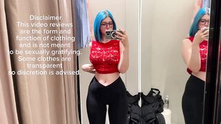 [4K] TRANSPARENT Tops and Shirt TRY ON in the MALL! by VixenP
