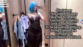[4K] TRANSPARENT Dress TRY ON in the MALL! by VixenP