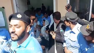 Sanam Javed Khan was released again and talked to the media after his release