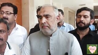 Asad Qaisar Lashes Out At Shehbaz Sharif On Sanam Javeds Arrest