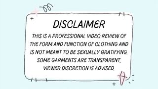 4K TRANSPARENT Dresses TRY ON with Mirror View 3