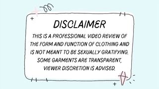 4K TRANSPARENT Dresses TRY ON with Mirror View 4