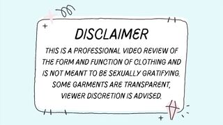 4K TRANSPARENT Dresses TRY ON with Mirror View 6