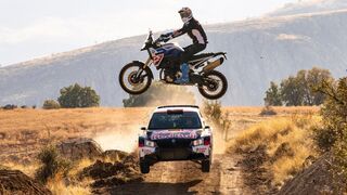 BMW F900 GS vs Rally Car: Extreme Canyon Road in