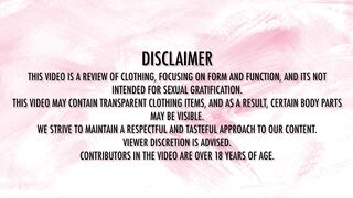 [4K] TRY ON HAUL CLOTHES _ TRANSPARENT AND SEE THROUGH _ NO BRA _ 2024