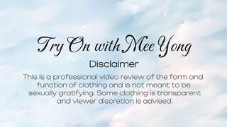Review of a White Tank Top with Alice in Dry and Wet Conditions 2024 [4K]